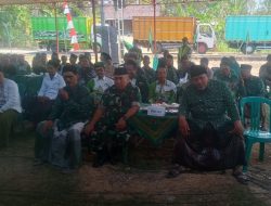 Dekat dengan Ulama, Koramil Jenar Jaga Kekuatan Sosial dari Lapangan Desa Mlale