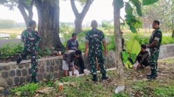 Babinsa Kroyo Blusukan ke Kampung, Ingatkan Warga Jangan Lengah Jaga Kamtibmas