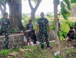 Babinsa Kroyo Blusukan ke Kampung, Ingatkan Warga Jangan Lengah Jaga Kamtibmas