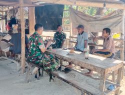 Tak Hanya Data, Babinsa Srawung Blusukan Gali Keluhan Petani dari Warung