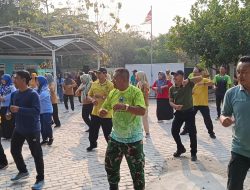 Forkopimcam Tangen Kompak Jaga Kebugaran, Senam Pagi Jadi Ajang Pererat Sinergi
