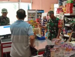 Harga Sembako Dipantau, Babinsa Karangmalang Cek Stok dan Pasokan di Toko Warga