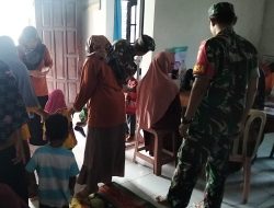 Babinsa Bendo Ikut Pantau Tumbuh Kembang Balita, Cegah Stunting dari Posyandu
