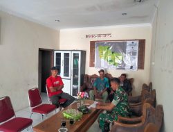 Babinsa Banyurip Intensifkan Komsos, Serka Andreas Serap Informasi dari Aparat Desa