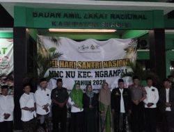 Apel Hari Santri di Ngrampal, Danramil Tekankan Peran Santri Jaga Persatuan dan Keutuhan Bangsa