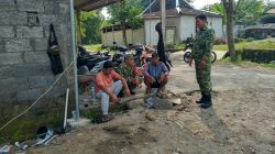 Jaga Kondusivitas Wilayah, Koramil Kalijambe Bangun Komunikasi dari Pintu ke Pintu
