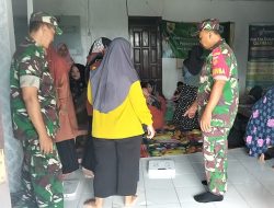Cegah Stunting Sejak Dini, Babinsa Sukodono Bersama Kader Posyandu Pantau Tumbuh Kembang Balita