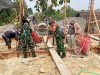 Babinsa Koramil Tangen Bergerak Cepat, Wujudkan Rumah Layak Huni Lewat Gotong Royong