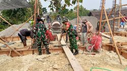 Babinsa Koramil Tangen Bergerak Cepat, Wujudkan Rumah Layak Huni Lewat Gotong Royong