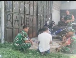 Babinsa Plosokerep Titip Pesan dari Kampung: Sehat, Cerdas Saring Informasi, dan Waspada Api