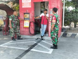 Jamin Rasa Aman Warga, Personel Koramil Ngrampal Sisir Objek Vital di Jalur Bener