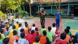 Koramil Plupuh Gembleng 160 Pelajar SMPN 2 Plupuh, PBB Jadi Bekal Disiplin