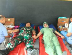Peringati Hut TNI dan Hut Kodam IV/Dip, Kodim Sragen gelar donor darah