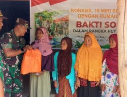 Koramil Miri dan Rumah Zakat Turun Tangan, Air Bersih dan Sembako Disalurkan untuk Warga Gilirejo Baru